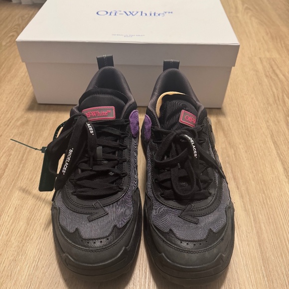For Sale: OFF-WHITE Odsy-1000 Black Grey Fuchsia size 45/12 - $150 - Picture 1 of 4
